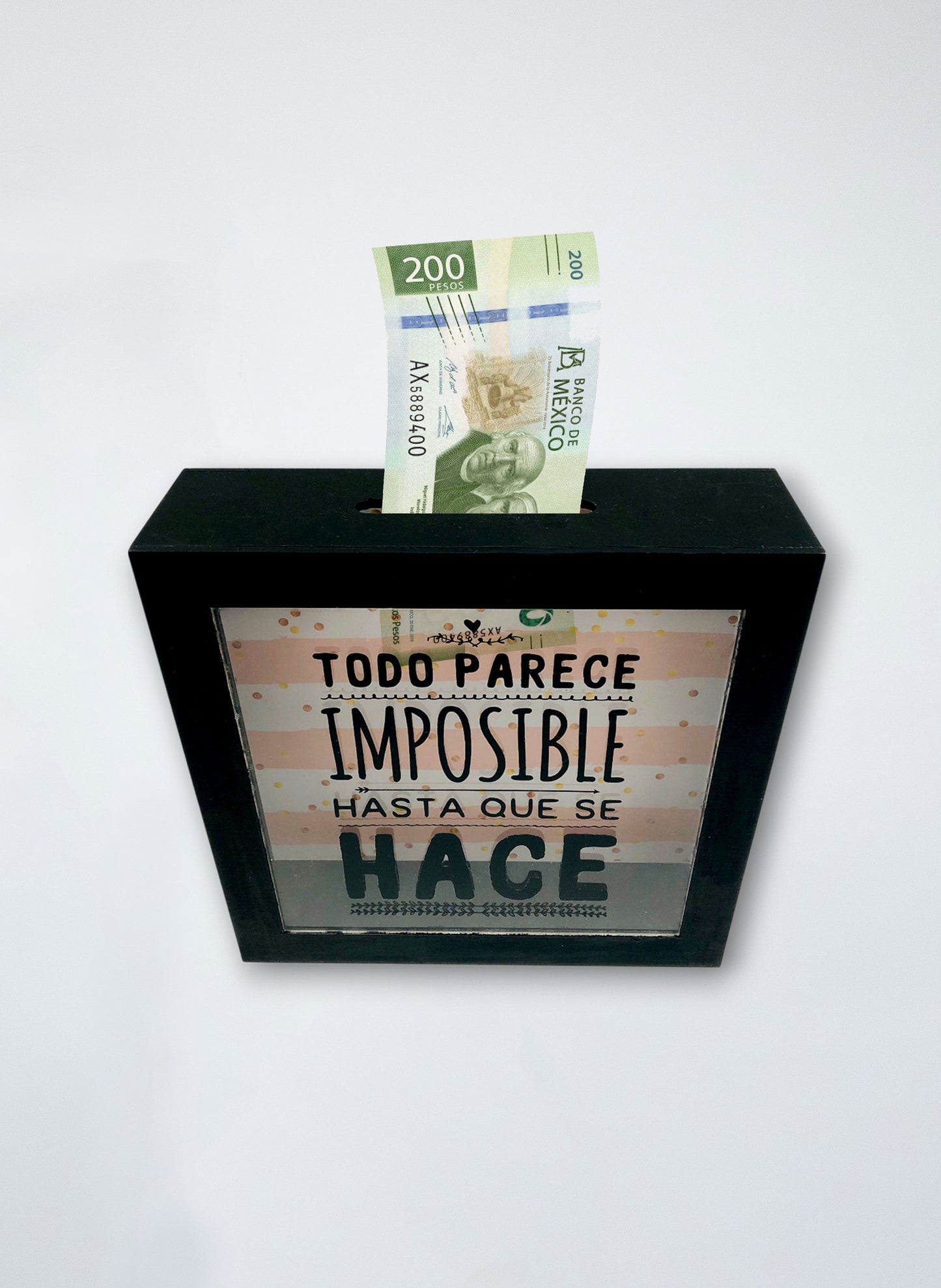 Alcancía "No hay imposibles"