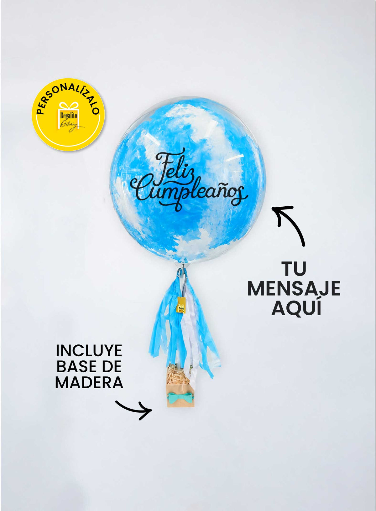 Globo burbuja "Polar Blue"