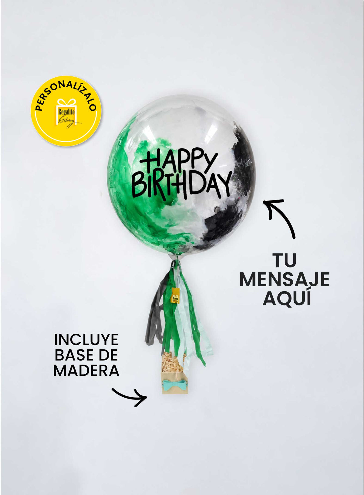 Globo burbuja "Green Cosmos"