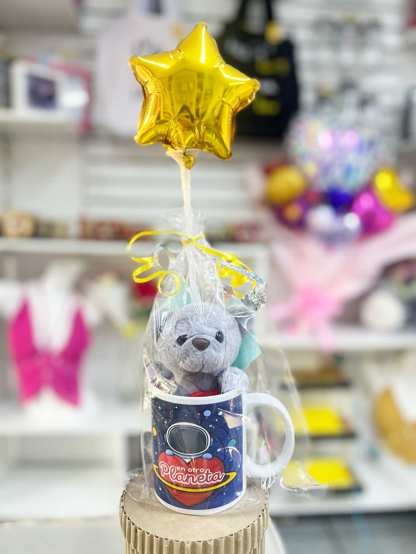 Sorpresa Taza "Mini oso espacial"