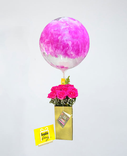 Globo Burbuja Roses
