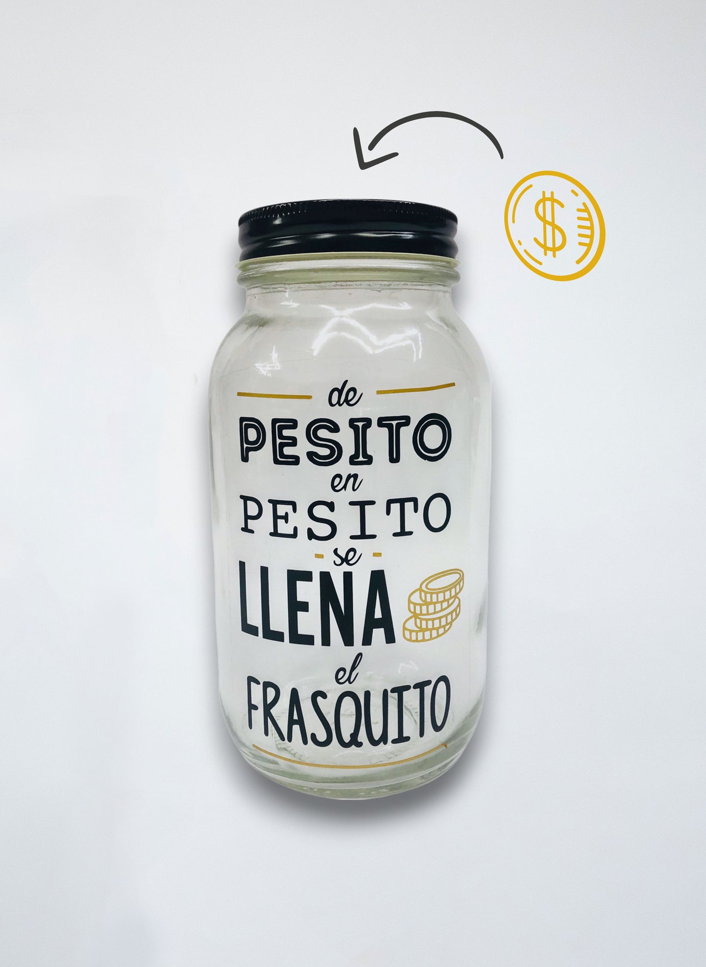 Alcancía "Pesito en pesito"