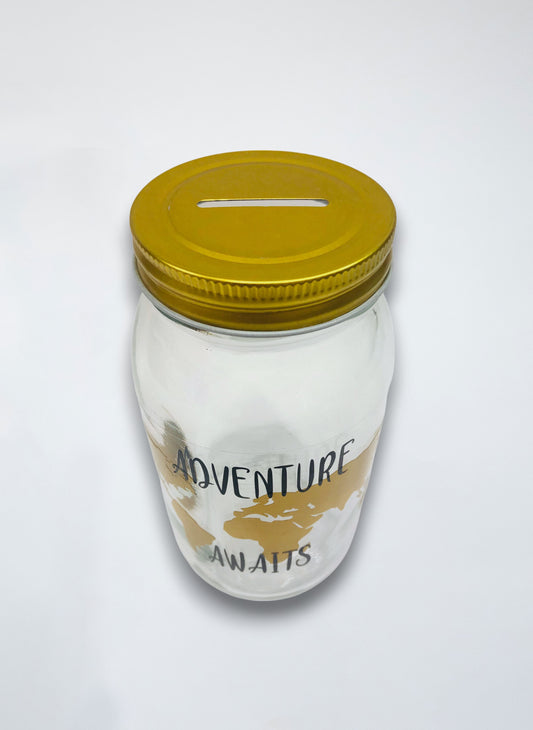 Alcancía "Adventure Awaits"