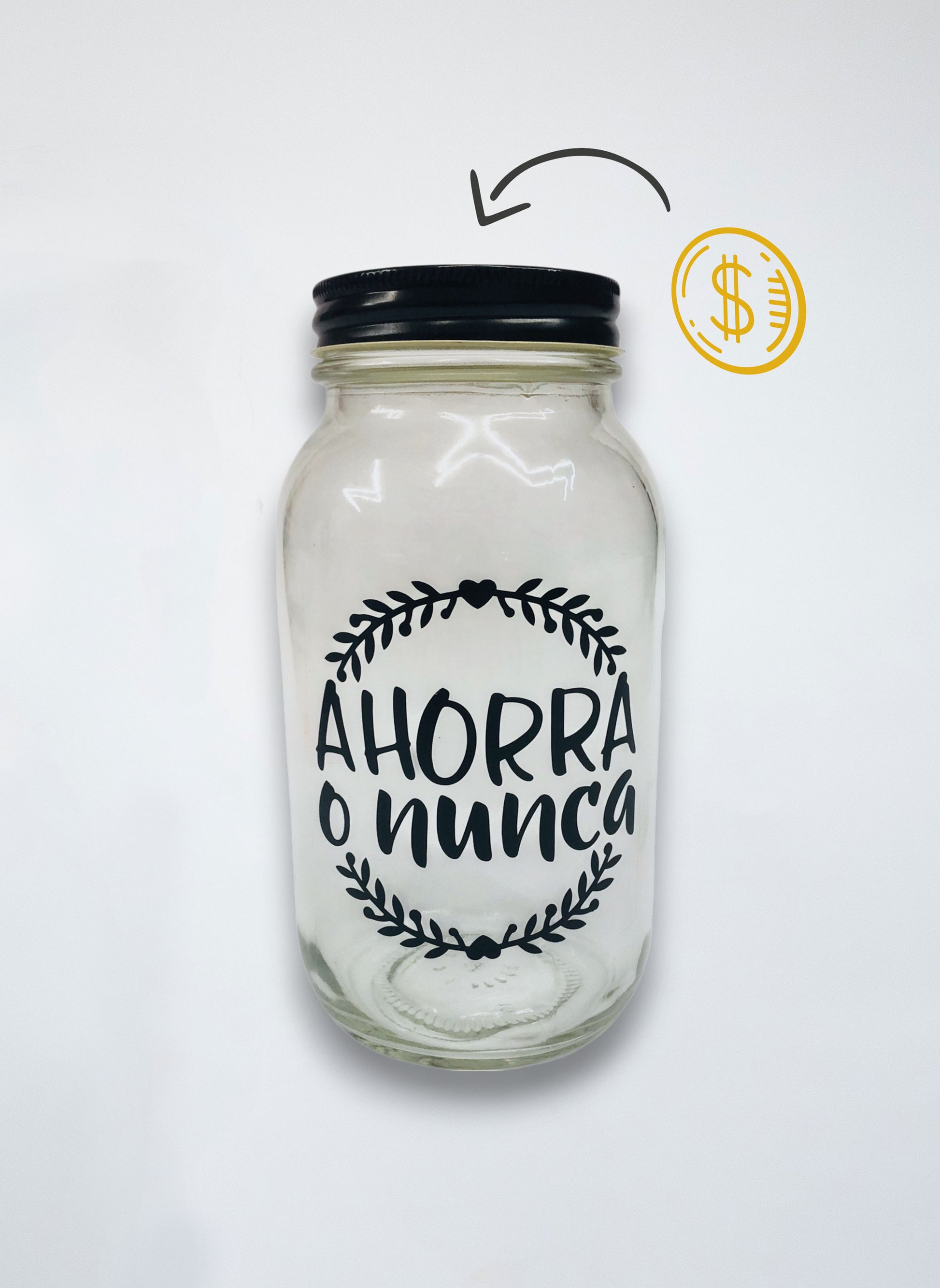 Alcancía "Ahorra o nunca"
