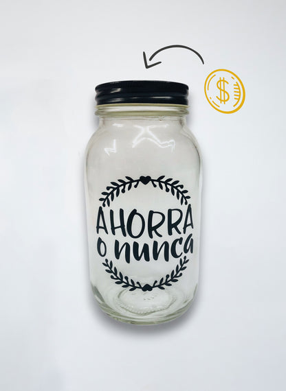 Alcancía "Ahorra o nunca"