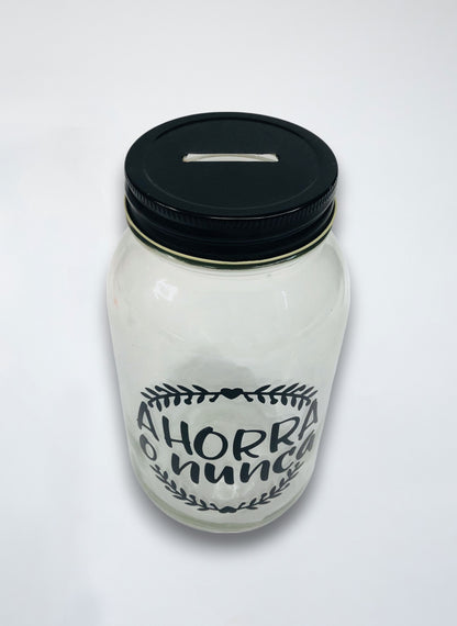 Alcancía "Ahorra o nunca"