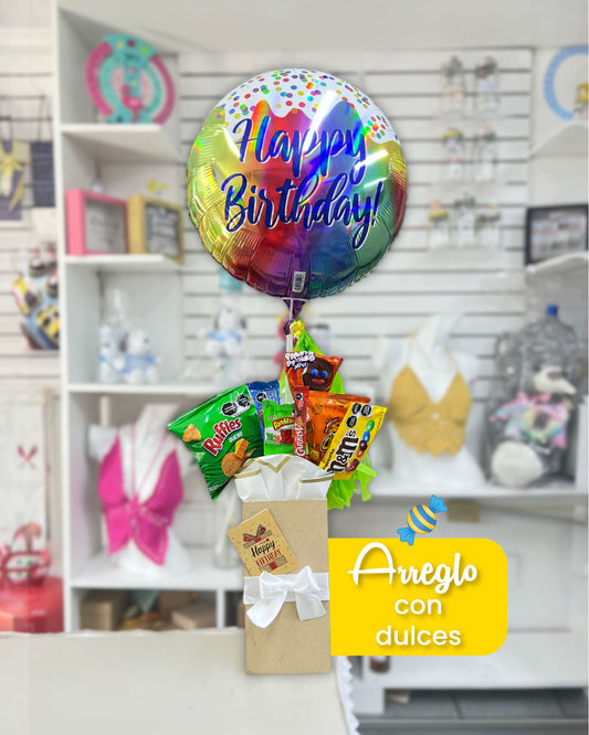 Globo Burbuja "Sorpresa cumpleaños"