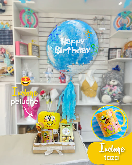 Arreglo Globo "Bob Esponja"