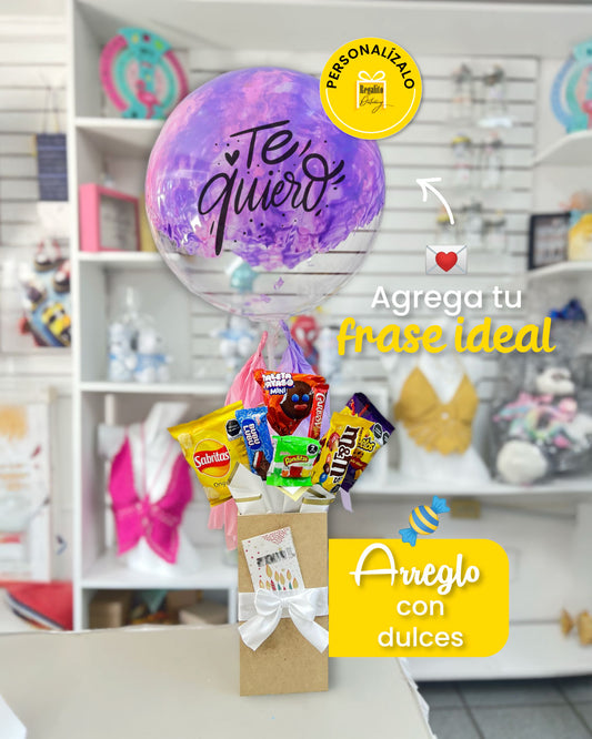 Globo Burbuja "Dulce sorpresa"