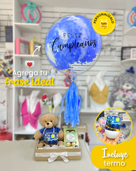 Arreglo Globo "Oso cumple"