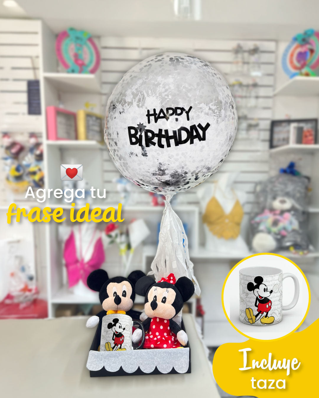 Arreglo Globo "Mickye & Minnie Mouse"