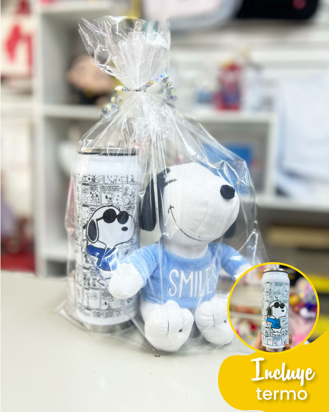 Sorpresa "Snoopy azul termo"