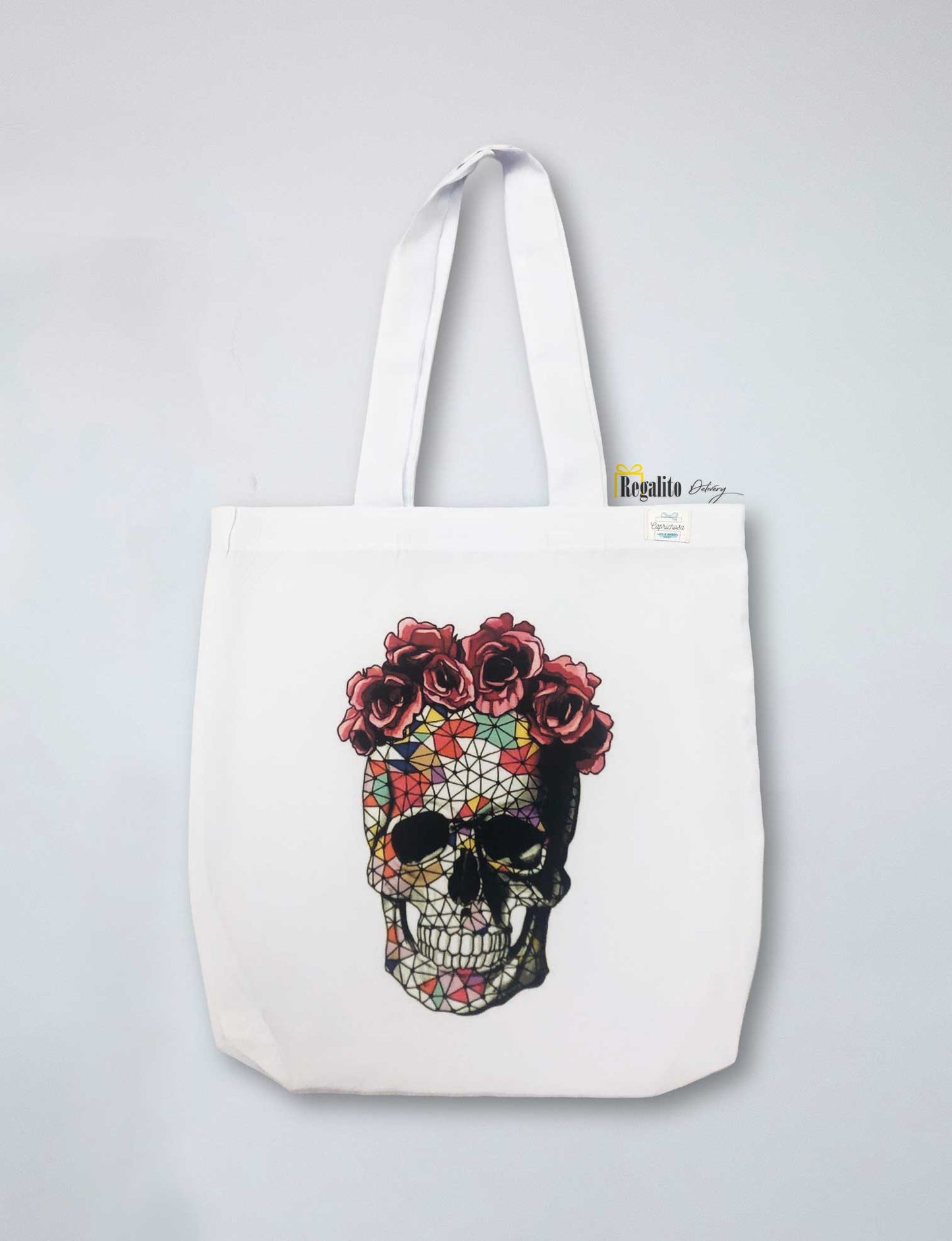 Tote Bag "Calavera floral"