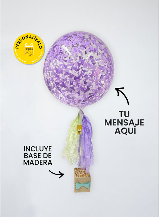 Globo burbuja Confetti