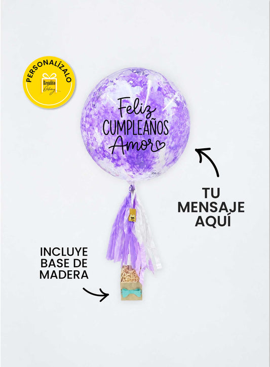 Globo burbuja "Lavender Dream"