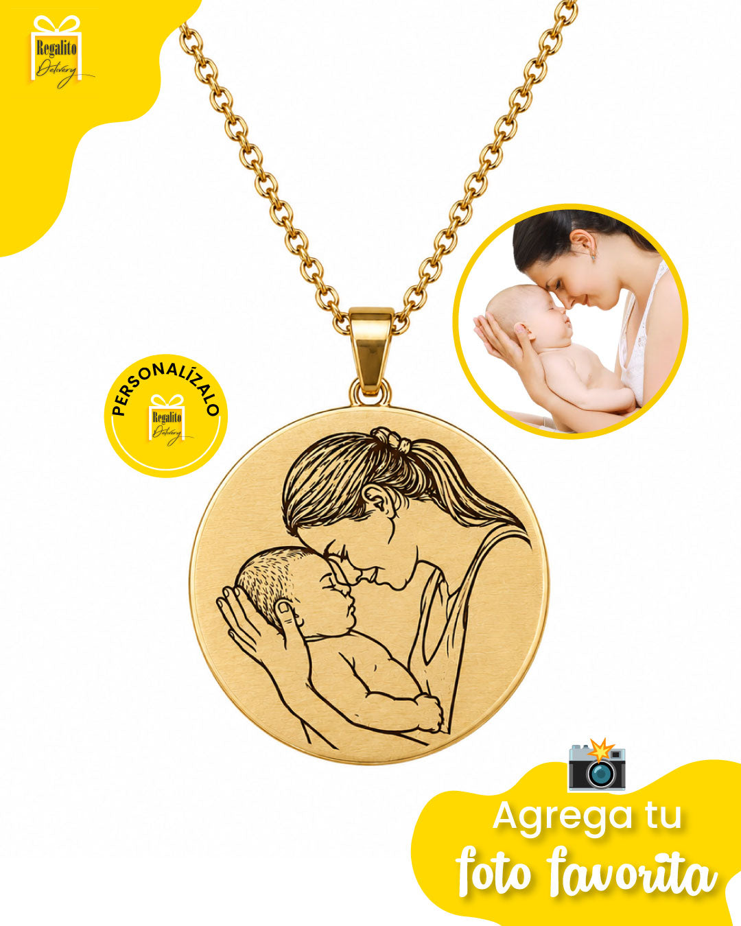 Collar "Para mamá con foto"