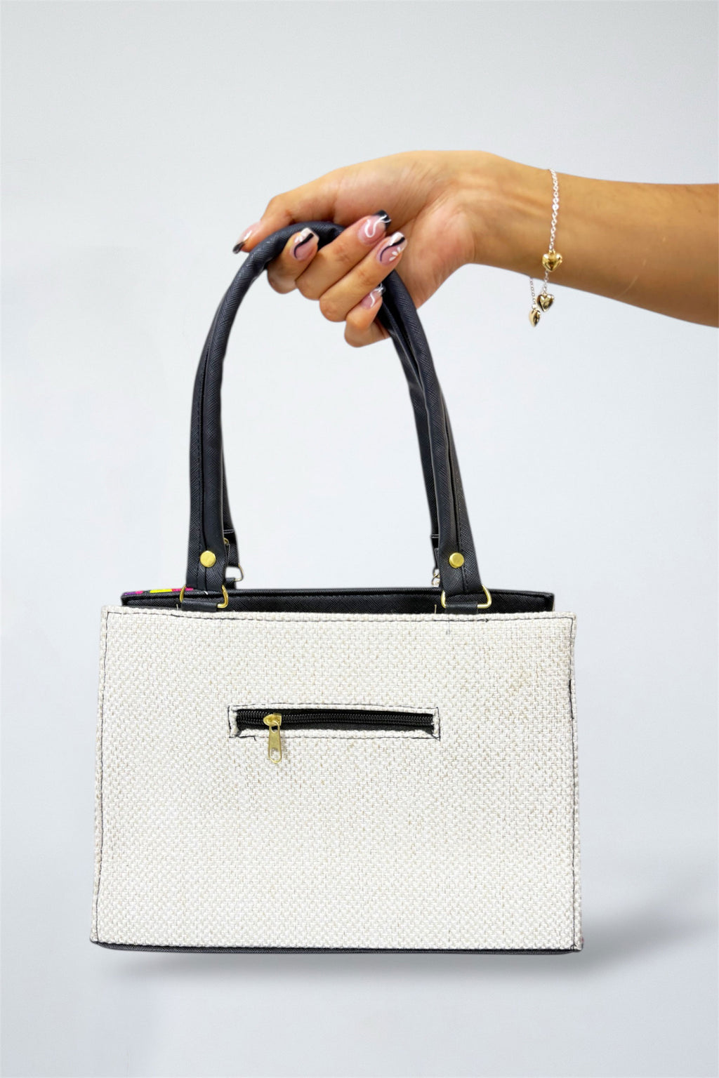 Bolso Artesanal "Flor mi"