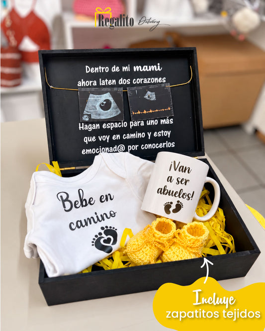 Caja sorpresa "Anuncio de Embarazo"